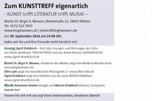 Kunst trifft Literatur trifft Musik 2